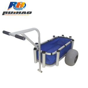 100KG 용량 알루미늄 비치 낚시 카트 <span class=keywords><strong>2</strong></span> 풍선 바퀴