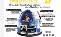 Nouveau produit 9D VR cinéma Réalité Virtuelle machine de Jeu vidéo avec 9D lunettes et chaise