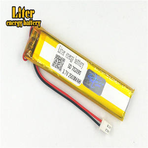 Plugue 2.5-2 P fábrica de alta qualidade bateria de polímero de lítio <span class=keywords><strong>3</strong></span>.7 V 702890 2800 mah li-ion recarregável bateria lipo bateria - Product Image 1