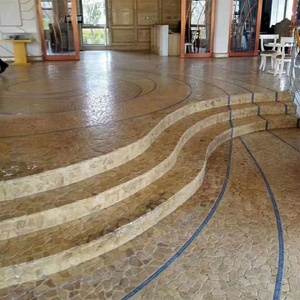 <span class=keywords><strong>Decorazioni</strong></span> per la casa per esterni <span class=keywords><strong>decorazioni</strong></span> per la casa <span class=keywords><strong>in</strong></span> <span class=keywords><strong>pietra</strong></span> coltivata a forma di mosaico di forma casuale pazza <span class=keywords><strong>in</strong></span> oro naturale antiscivolo - Product Image 3