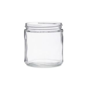 सफेद धातु Lids के साथ चौड़े मुंह सीधे पक्षीय कैनिंग जार - Product Image 3