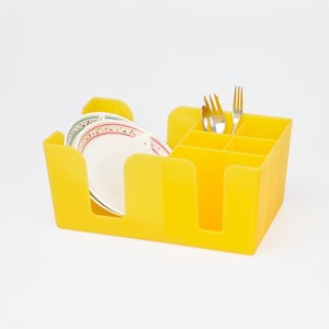 Égouttoir à vaisselle de cuisine en PP de couleur jaune de style innovant - Product Image 1