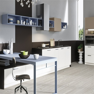 Chinese Factory Sale Modern Commercial Mdf Kitchen <strong>Cabinet</strong> Design <strong>pink</strong> Gloss Acrylic Laminate Kitchen <strong>Cabinets</strong> - Product Image 4