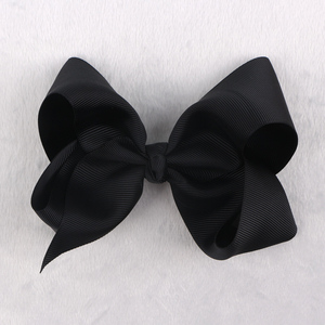 Pequeño color sólido grosgrain <span class=keywords><strong>arquea</strong></span> la pinza de pelo - Product Image 4