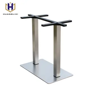 금속 두 좌석 테이블 자료 강한 테이블 다리, 스테인레스 스틸 테이블 프레임 금속 다리 제조 업체