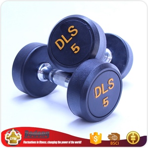 Mancuerna de hierro fundido de alta calidad de fábrica OEM con logotipo personalizado de cabeza redonda de neopreno 60kg de peso para fitness y levantamiento de cuerpo - Product Image 2