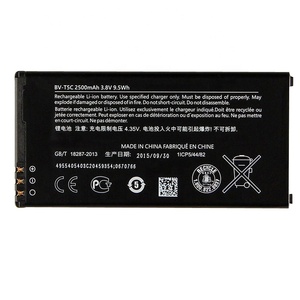 <span class=keywords><strong>Batterie</strong></span> de téléphone portable rechargeable Li-ion 3.8V 2500mAh BV-T5C pour <span class=keywords><strong>Nokia</strong></span> <span class=keywords><strong>Lumia</strong></span> 640 RM-1113 <span class=keywords><strong>Batterie</strong></span> d'origine - Product Image 1