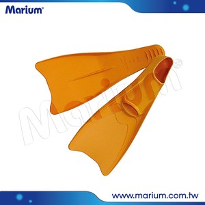 Swimming Diving Equipment Full Foot Pockets Long Blade Rubber Fins - Product Image 4