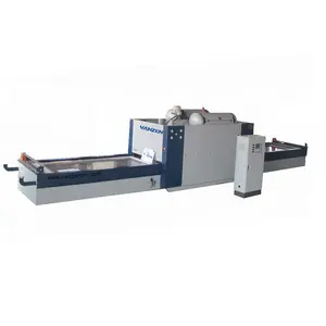 wood veneer vacuum membrane laminating press machine