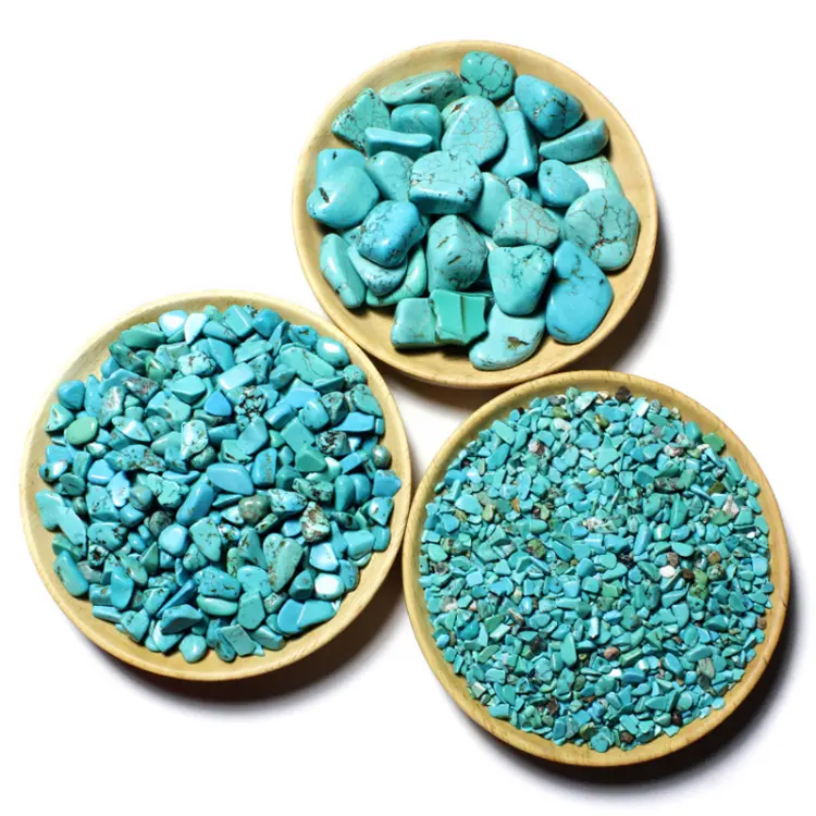 Polished Natural Turquoise Small Stone Crushing Crystal Crush Gravel