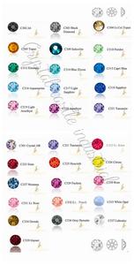 Strass usine de strass chinoise, 8, grand, 8, nouveau visage, 2078 couleurs, AB, cristal plat, hotfix, pour la fabrication de bijoux, nouvelle collection - Product Image 6