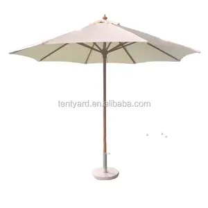 2.5 m 8 पसलियों कस्टम आउटडोर गार्डन छाता कैफे सूरज छत्र छाता