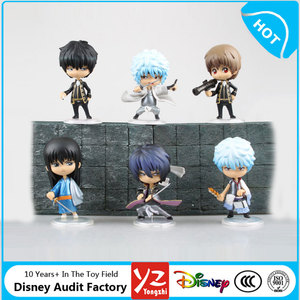 A buon mercato 6 stile Q versione argilla giocattolo <span class=keywords><strong>10</strong></span> <span class=keywords><strong>cm</strong></span> simpatico Gin Tama PVC figura di azione flessibile - Product Image 5