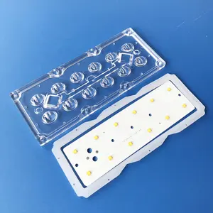 Ống Kính Đèn Đường Led IP65 Ống Kính Mô-đun Led 2X6 Cho Đèn Led 3535 Cấp Độ IP65