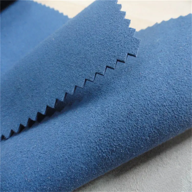 Synthetic leather Non woven PU suede fabric