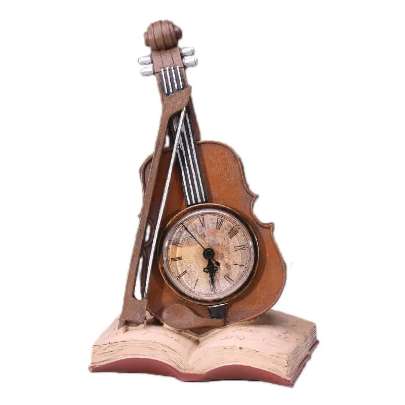 Hot Sell Retro Decoration Resin Musical Instrument Souvenirs Poly resin Piano Violin Models For Table Decor