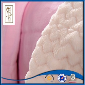 Hermosa impreso micro felpa franela <span class=keywords><strong>de</strong></span> <span class=keywords><strong>lana</strong></span> visón Rosa poliéster manta acolchada - Product Image 1