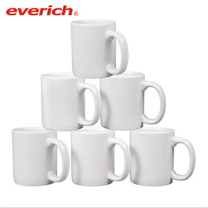 Compras en línea de cerámica blanca taza de té taza de café con el logotipo del cliente - Product Image 2