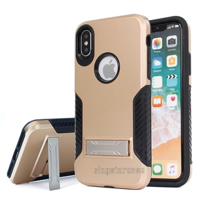 2 in 1 Hybrid Cavalletto Duro della Cassa Del Telefono Per il <span class=keywords><strong>iphone</strong></span> <span class=keywords><strong>XS</strong></span> 5.8 pollice Shockproof Della Copertura Posteriore 2018 - Product Image 5