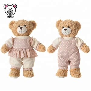 Oso de peluche de felpa para novio y novia, muñeco de felpa de estilo Kawaii, para regalo de boda - Product Image 4