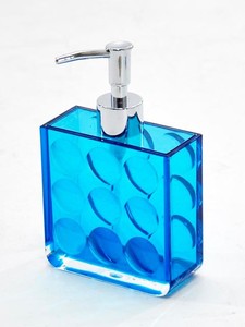 Dots design square shape plastic dish for <b>soap</b> - Product Image 4