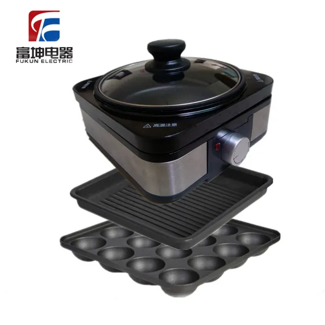 Thép Không Gỉ Điện Vuông Chảo Điện Đa Chức Năng Hotplates