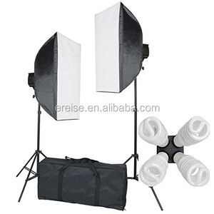 E-Reise <span class=keywords><strong>Studio</strong></span> 2400 Watt Large Photography Softbox Kit de lumière <span class=keywords><strong>photo</strong></span> <span class=keywords><strong>continue</strong></span> 16 "X 24" Arm Hair Light avec - Product Image 2
