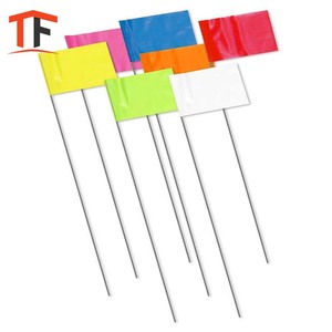 Bendera Irigasi Penanda 4X5 Kustom dengan Staf Plastik - Product Image 5