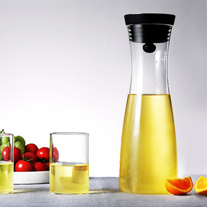 780ml/1.3L/1.8L brocca pentole per <span class=keywords><strong>acqua</strong></span> in <span class=keywords><strong>vetro</strong></span> con coperchio in acciaio inossidabile resistente al calore per <span class=keywords><strong>caraffa</strong></span> calda/fredda - Product Image 3