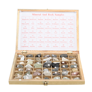 Gelsonlab HSGM-046 Educativi 49 PCS Campione di minerale e rock campioni - Product Image 1