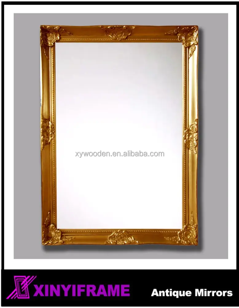 euro kunst handwerk holzrahmen mit blume wand dekorative spiegel