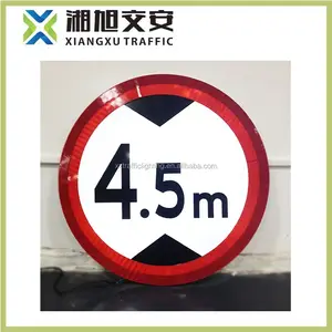 Aluminum Height Limited Solar Traffic Signs
