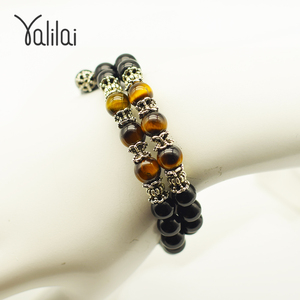 Haute Qualité hommes naturel <span class=keywords><strong>grenat</strong></span> <span class=keywords><strong>pierre</strong></span> bracelet - Product Image 5