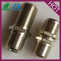 Conector Hembra para Montaje en Chasis, Contacto de Níquel, 50/75 Ohm RG59 RG6 para Aplicaciones de Audio y Video