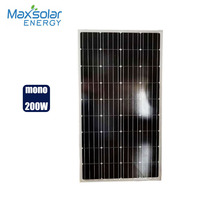 160W Portable monocristallin panneau solaire chargeur de batterie noir système d'alimentation pour la maison voiture bateau moto Camping 1 an