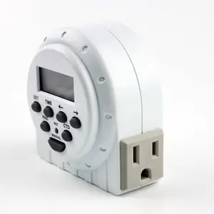 2 plug digital count timer switch with display