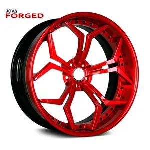 Hoge Kwaliteit Custom 20 Inch Auto Lichtmetalen Wielen 4X4 Forged Wheel Leeg