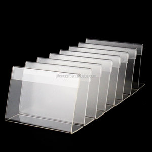 Acrylic Đăng Display Giá Chủ Name Card Label Nghiêng Lại Tag Đứng 9X6 cm - Product Image 5