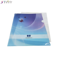 Carpeta de presentación de PVC con forma de L transparente, carpeta de presentación de impresión de diseño personalizado de PP, tamaño A4, se acepta logotipo personalizado, cartón de papel