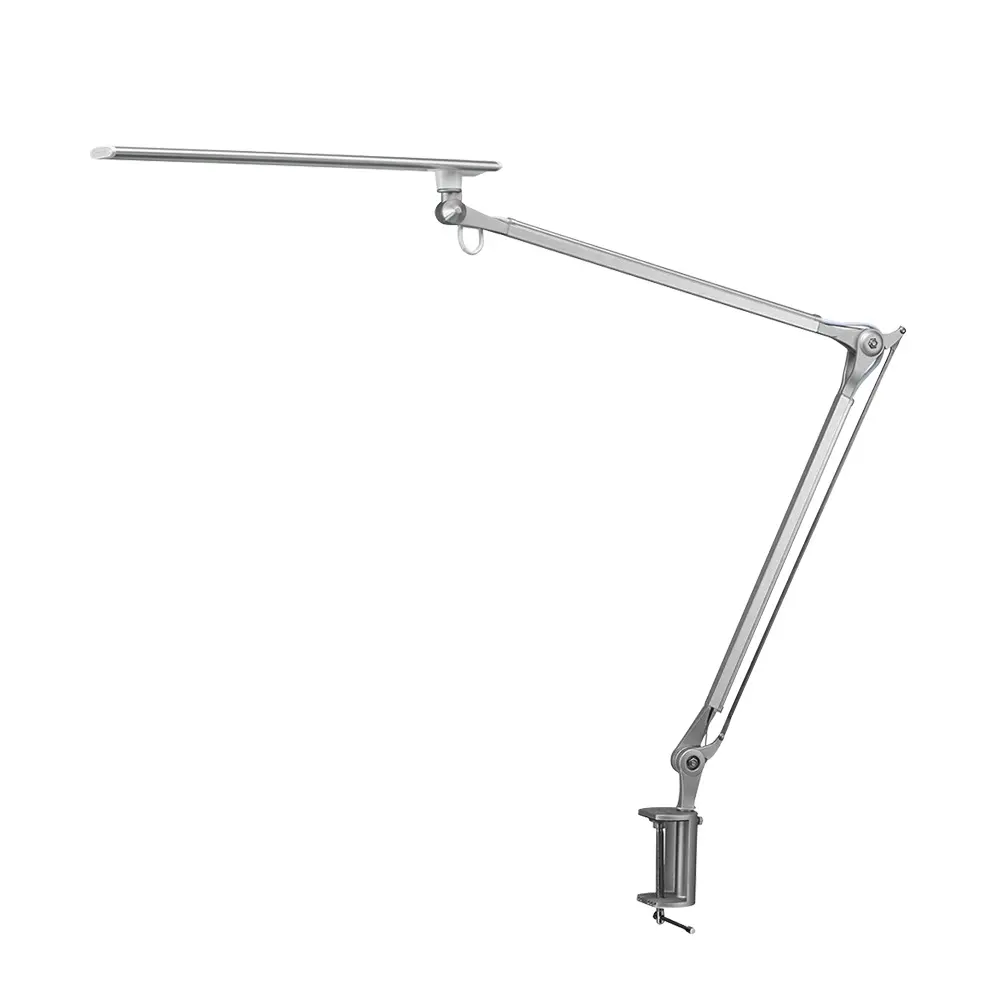 スイングアーム調光可能な金属製テーブルランプ付きの柔軟なLEDランプクリップ