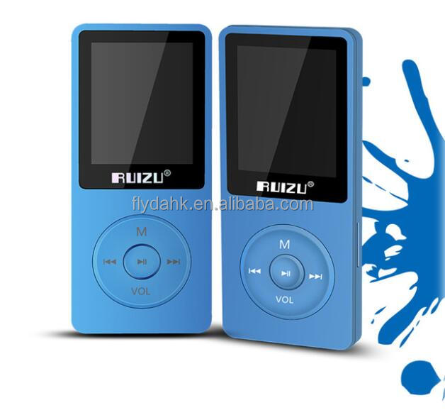 RUIZU X02 MP3プレーヤー 4G/8G/16G ポータブルMP3音楽プレーヤー 80