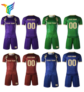 Top quality sublimation digital printing sports team soccer jersey custom name soccer uniform customs data - Product Image 5
