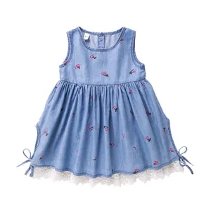 Bulk kopen Uit China Kids Baby Meisjes Denim Zomerjurk Groothandel