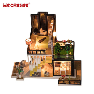 IIECREATE Foresta di Settembre Casa in Miniatura in Legno a 2 Piani Non Finita Fai-da-Te con Luci e Musica Giocattolo Educativo per Bambini - Product Image 3