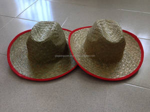 ราคาถูกมาก-หมวกฟางคาวบอยจากเวียดนาม - Product Image 6