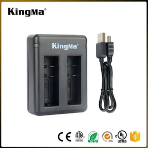 KingMa 뜨거운 판매 액션 카메라 액세서리 AZ16-1 미니/마이크로 USB 듀얼 배터리 충전기 샤오 이순신 2/4 천개 카메라 배터리 AZ16-1