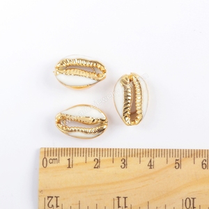 G1690 Groothandel Golden porceleinslak shell kralen porceleinslak shell vergulde kralen voor sieraden maken - Product Image 6