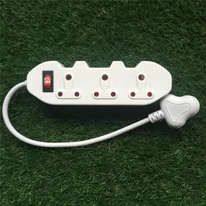 3 ways south africa extension socket power strip 3 outlets/3 outlet power strip
