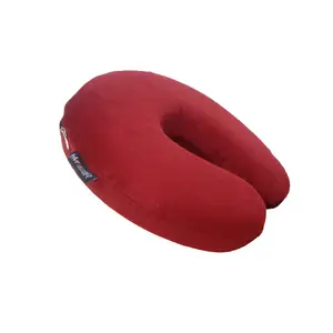 Almohada de espuma con forma de U personalizada para coche y acampada, almohada de espuma para el cuello, soporte de espuma viscoelástica para viaje, venta al por mayor de fábrica