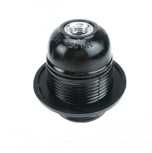 Bakelite Bóng Đèn Ổ Cắm Cổ Điển Ánh Sáng Chủ Nhựa Giữ Đèn E27 Đen Trắng - Product Image 4